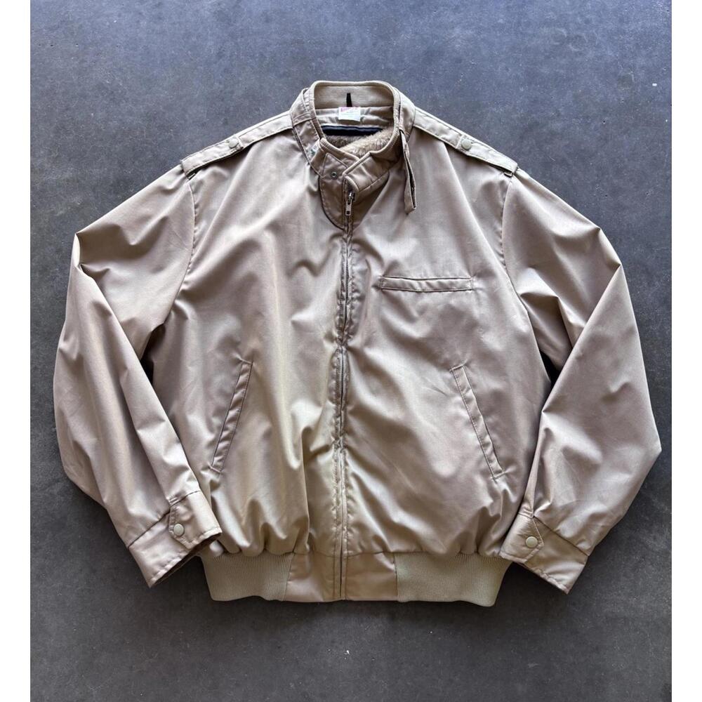Vintage 70s Unitog Fur Lined Zip Up Bomber XXL (Actual XL)